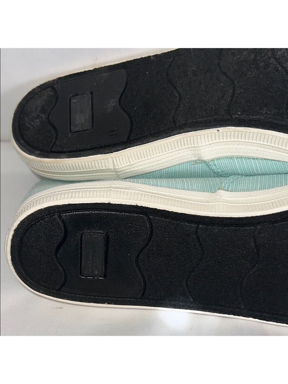 Women's Light Green Canvas Sneakers - Picture 12 of 15